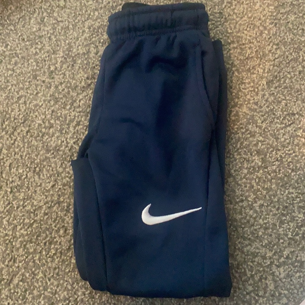 Nike Dri-fit blue joggers